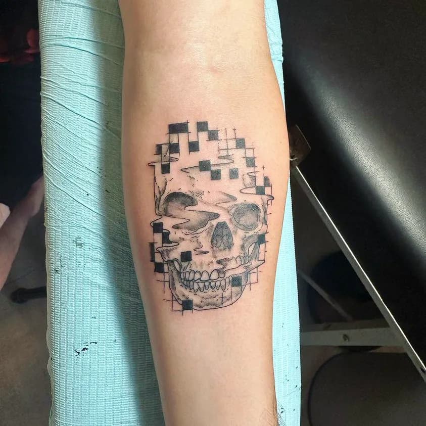 neo-traditional fine line tattoo by Tommy Lovold at Lucky Dogs Tattoo Santa Teresa, Costa Rica (photo 12)